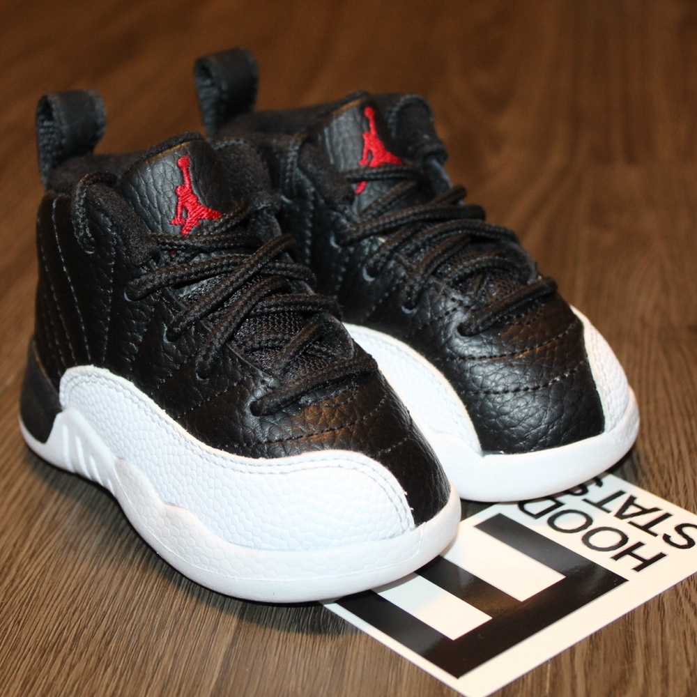 Air Jordan 12 Retro Playoffs Infant Size 4c Sneakers - Picture 10 of 13